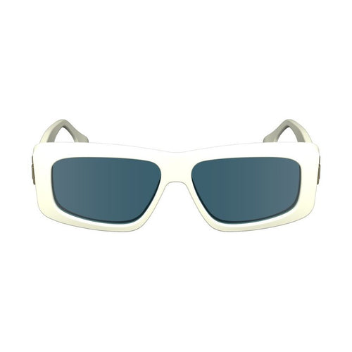 Victoria Beckham White Acetate Sunglasses