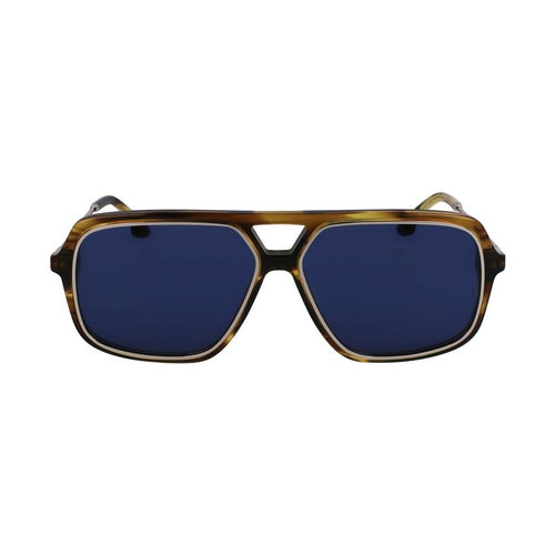 Victoria Beckham Brown Acetate Sunglasses