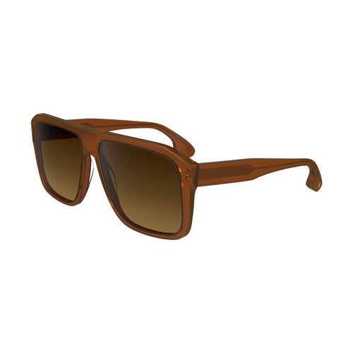Victoria Beckham Brown Acetate Sunglasses