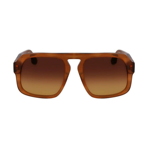 Victoria Beckham Gold Acetate Sunglasses