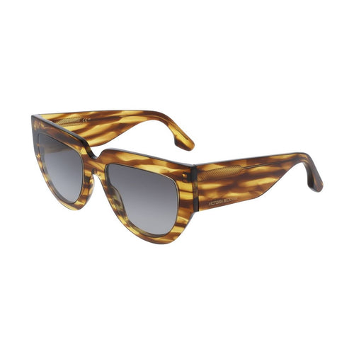 Victoria Beckham Brown Acetate Sunglasses