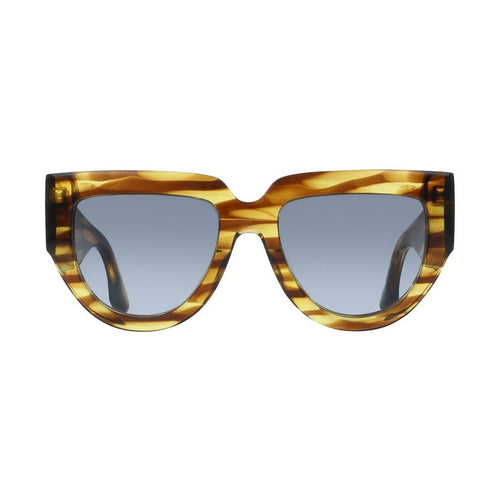 Victoria Beckham Brown Acetate Sunglasses