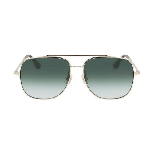 Victoria Beckham Gold Metal Sunglasses