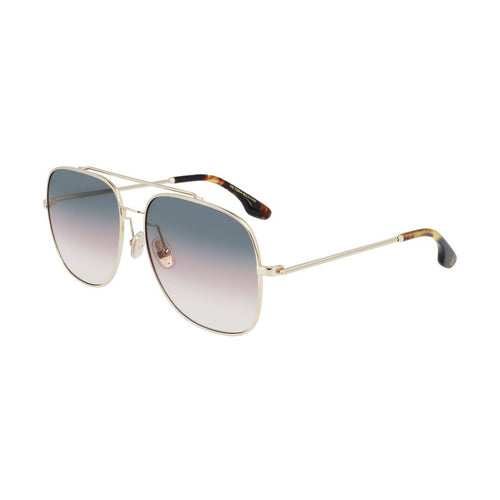 Victoria Beckham Gold Metal Sunglasses