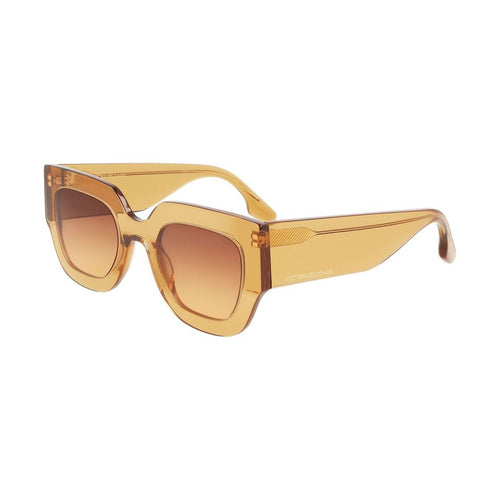 Victoria Beckham Brown Acetate Sunglasses