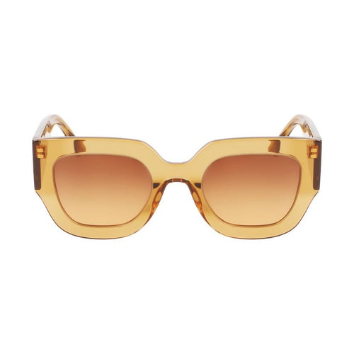 Victoria Beckham Brown Acetate Sunglasses