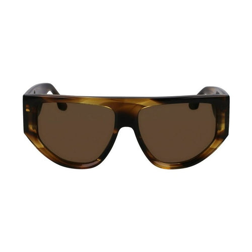 Victoria Beckham Brown Acetate Sunglasses