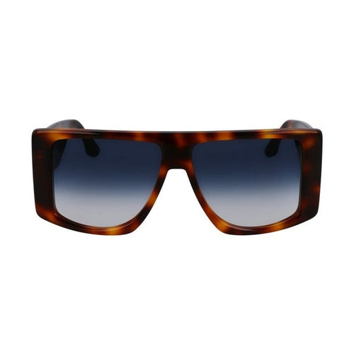 Victoria Beckham Brown Acetate Sunglasses