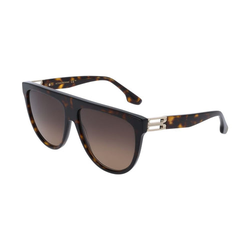 Victoria Beckham Brown Acetate Sunglasses