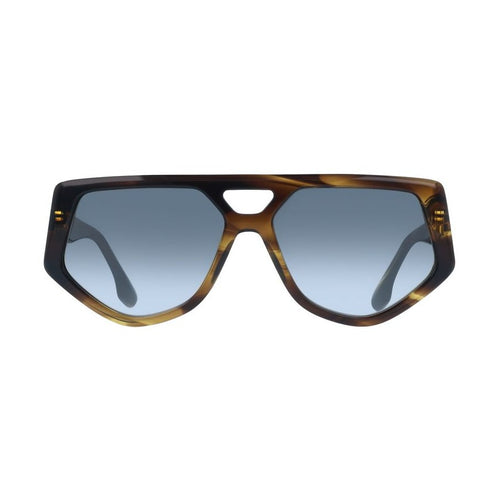 Victoria Beckham Brown Acetate Sunglasses