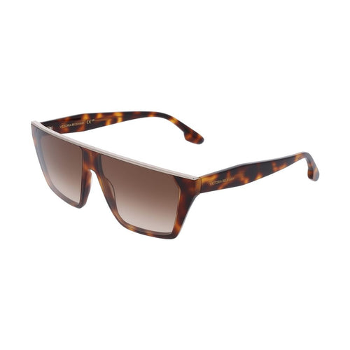 Victoria Beckham Brown Acetate Sunglasses