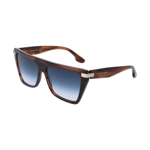 Victoria Beckham Brown Acetate Sunglasses