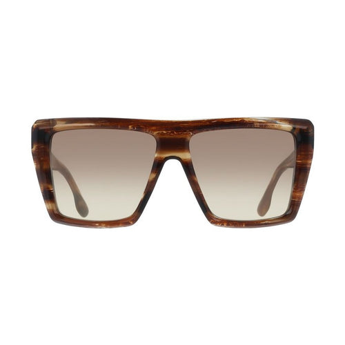 Victoria Beckham Brown Acetate Sunglasses