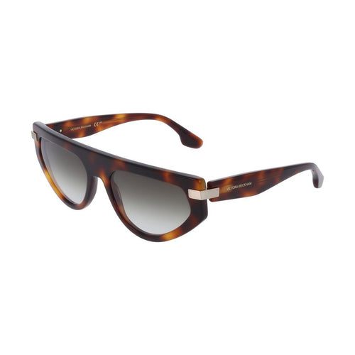 Victoria Beckham Brown Acetate Sunglasses