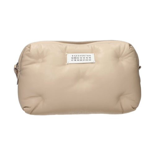 Maison Margiela Beige Leather Clutch Bag