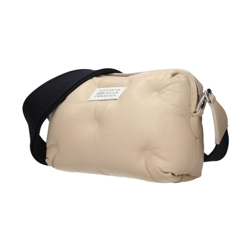 Maison Margiela Beige Leather Clutch Bag
