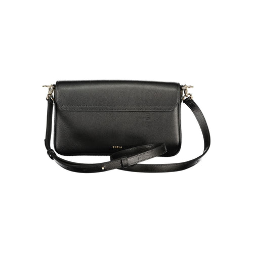 Furla Nero Leather Women Handbag