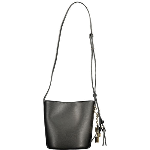 Furla Nero Leather Women Bucket Bag