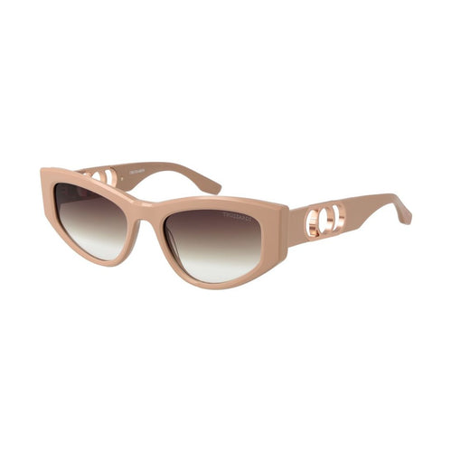 Trussardi Beige Acetate Sunglasses