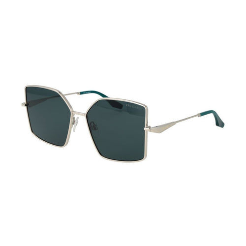 Trussardi Silver Metal Sunglasses