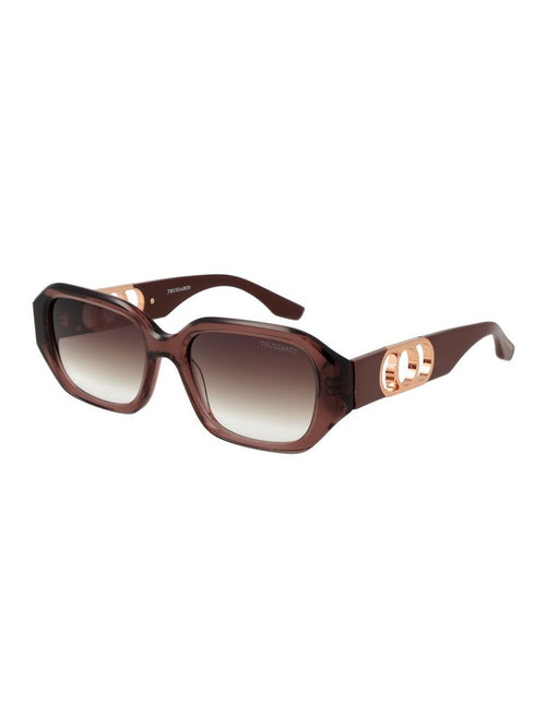Trussardi Brown Acetate Sunglasses
