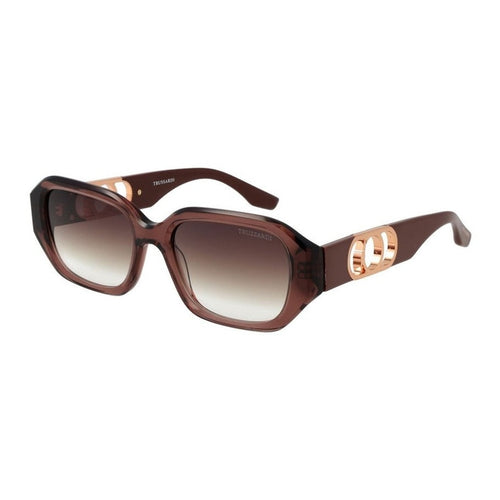 Trussardi Brown Acetate Sunglasses