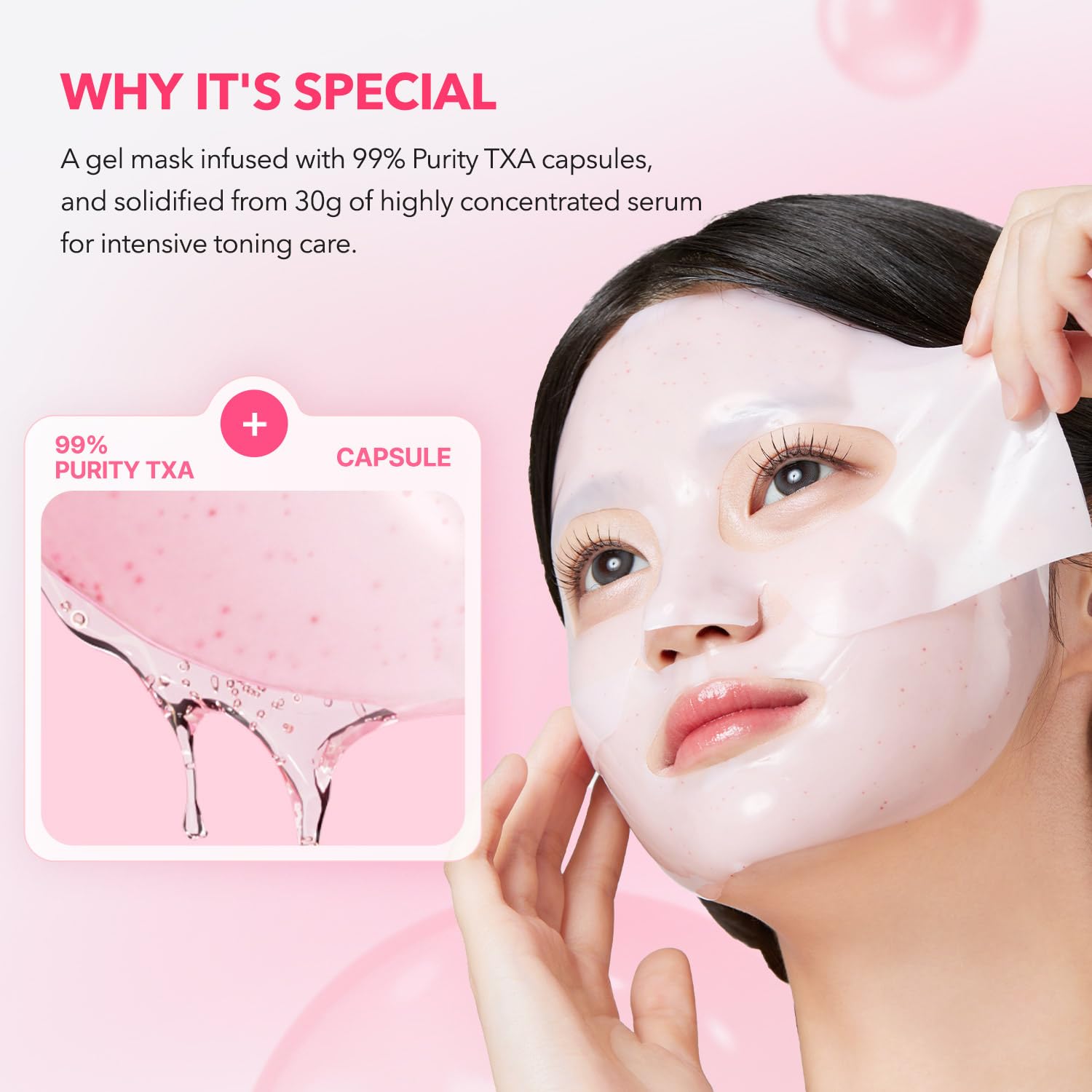 APRILSKIN TXA Niacinamide Collagen 99 Capsule Gel Mask 30g X 4ea