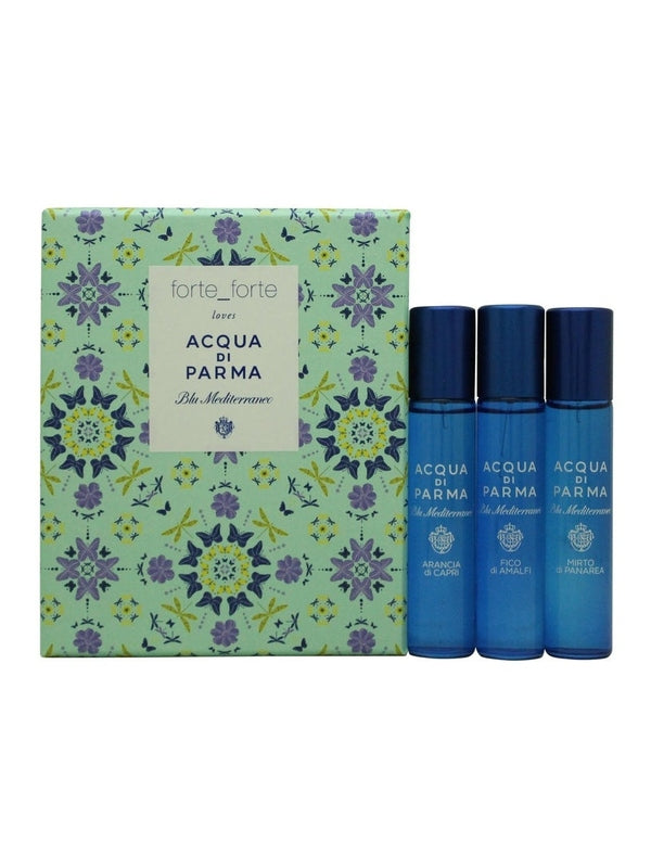 Acqua di Parma Blu Mediterraneo Discovery Set 12ml Arancia di Capri EDT + 12ml Fico di Amalfi EDT + 12ml Mirto di Panarea EDT