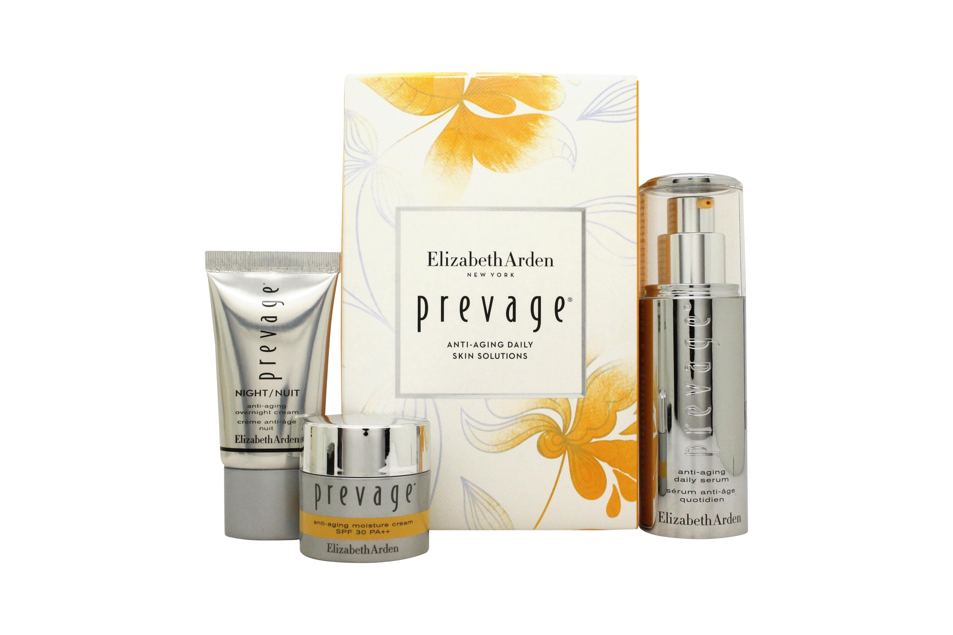 Elizabeth Arden Prevage Presentset 30ml Dagligt Serum + 15ml Fukt Kräm SPF30 + 15ml Över Natten Kräm