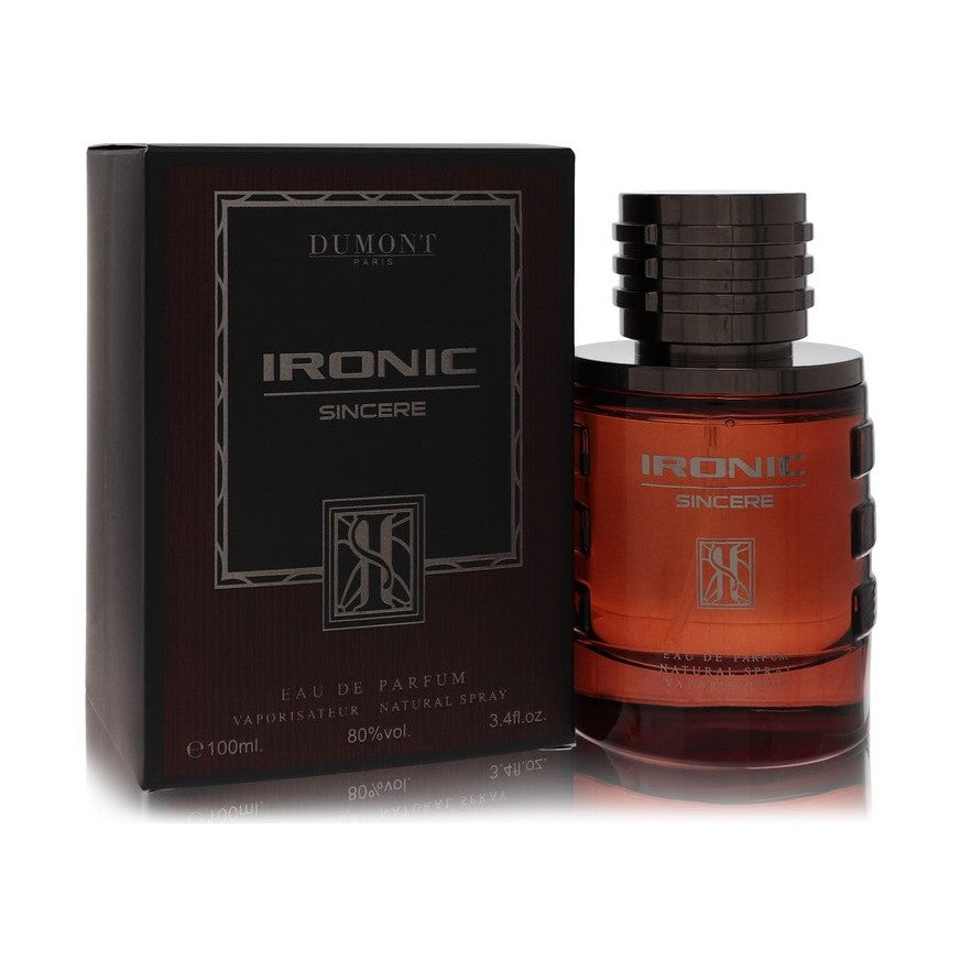 Dumont Ironic Sincere by Dumont Paris Eau De Parfum Spray 3.4 oz for Men
