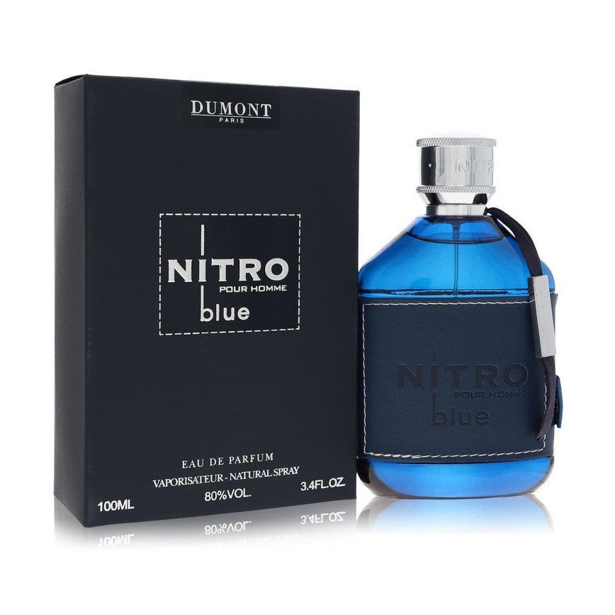 Dumont Nitro Blue by Dumont Paris Eau De Parfum Spray 3.4 oz for Men