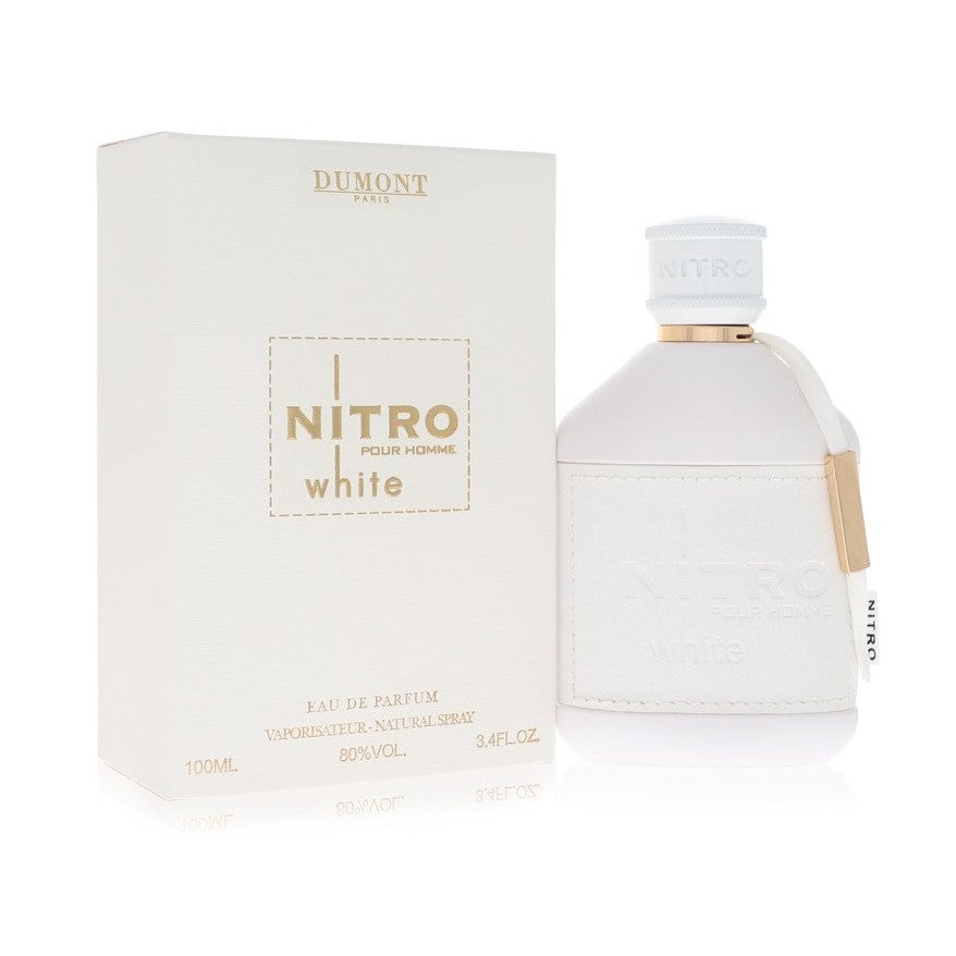 Dumont Nitro White by Dumont Paris Eau De Parfum Spray 3.4 oz for Men