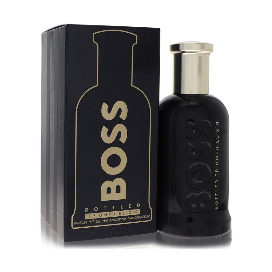 Boss Bottled Triumph Elixir by Hugo Boss Eau De Parfum Intense Spray 3.4 oz for Men