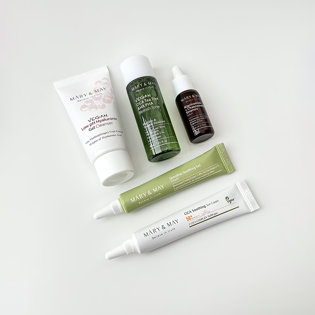 MARY & MAY Soothing Trouble Care Travel Kit (5pcs)