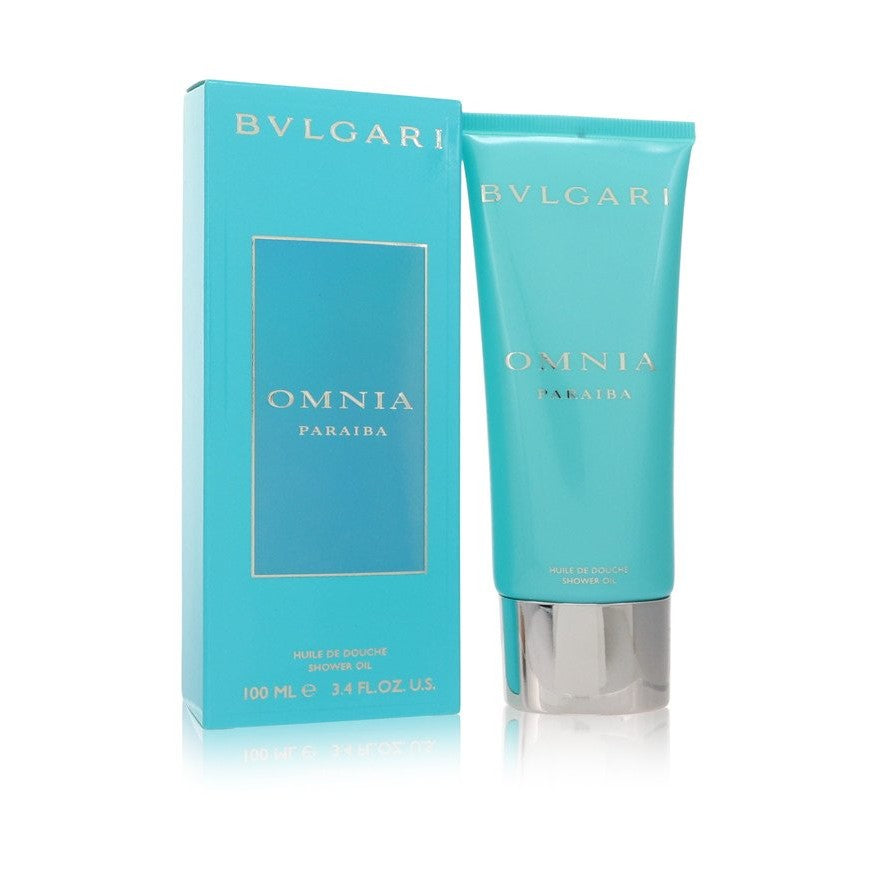 Omnia Paraiba by Bvlgari Shower Oil 3.4 oz for Women