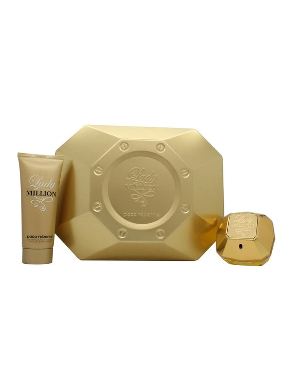 Paco Rabanne Lady Million Giftset 80ml EDP + 100ml Body Lotion
