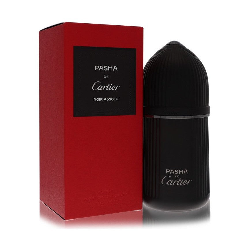 Pasha De Cartier Noire Absolu by Cartier Parfum Spray 3.3 oz for Men
