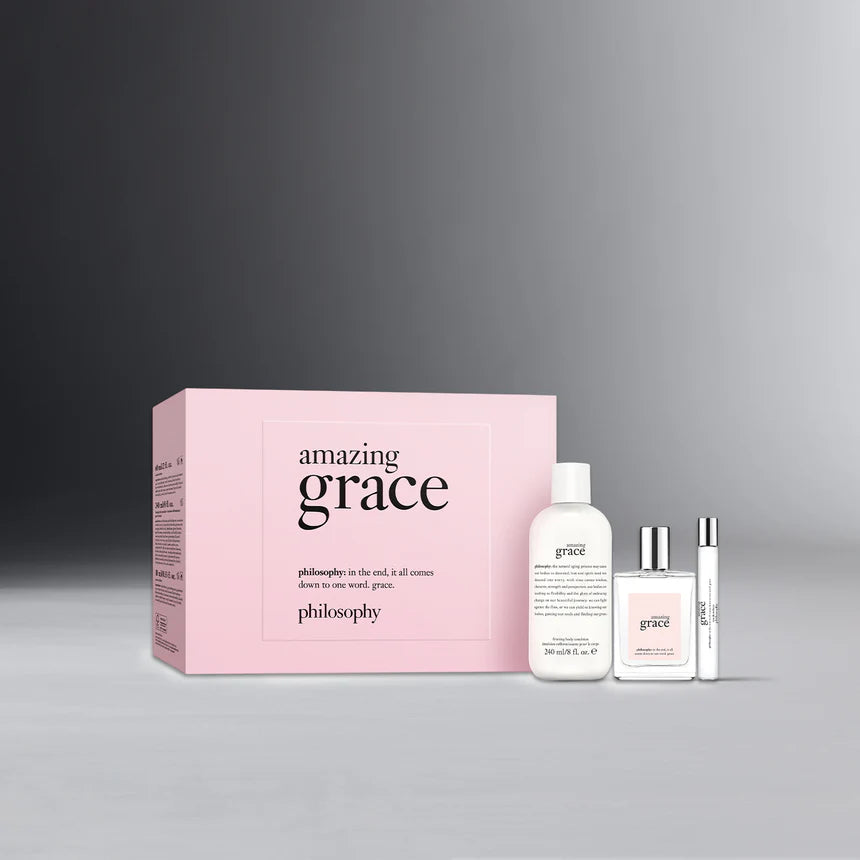 Philosophy Radiant Grace Gift Set 60ml EDP + 180ml Shower Gel + 180ml Body Lotion