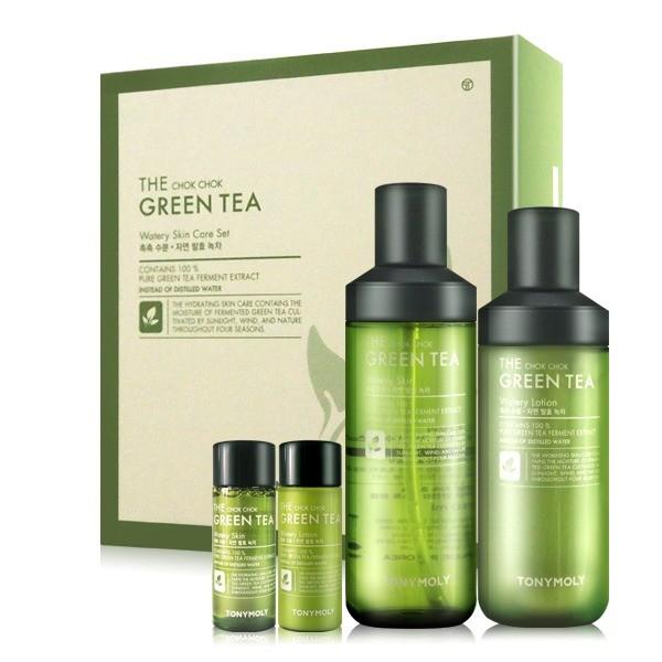 Tonymoly The Chok Chok Green Tea Watery Skin Care Set – beauty & skincare essential for daily radiance