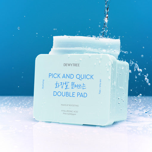 DewyTree PICK & QUICK Makeup Boosting Double Pad 380g(100 Pads)