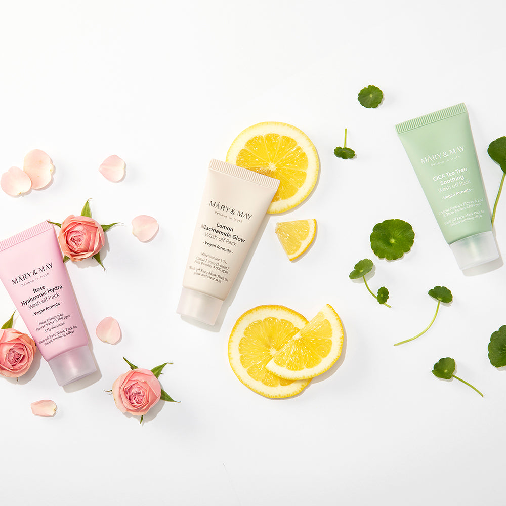 Mary-May-Vegan-Wash-Off-Mask-Mini-Gift-Set-30G-X-5 – beauty & skincare essential for daily radiance
