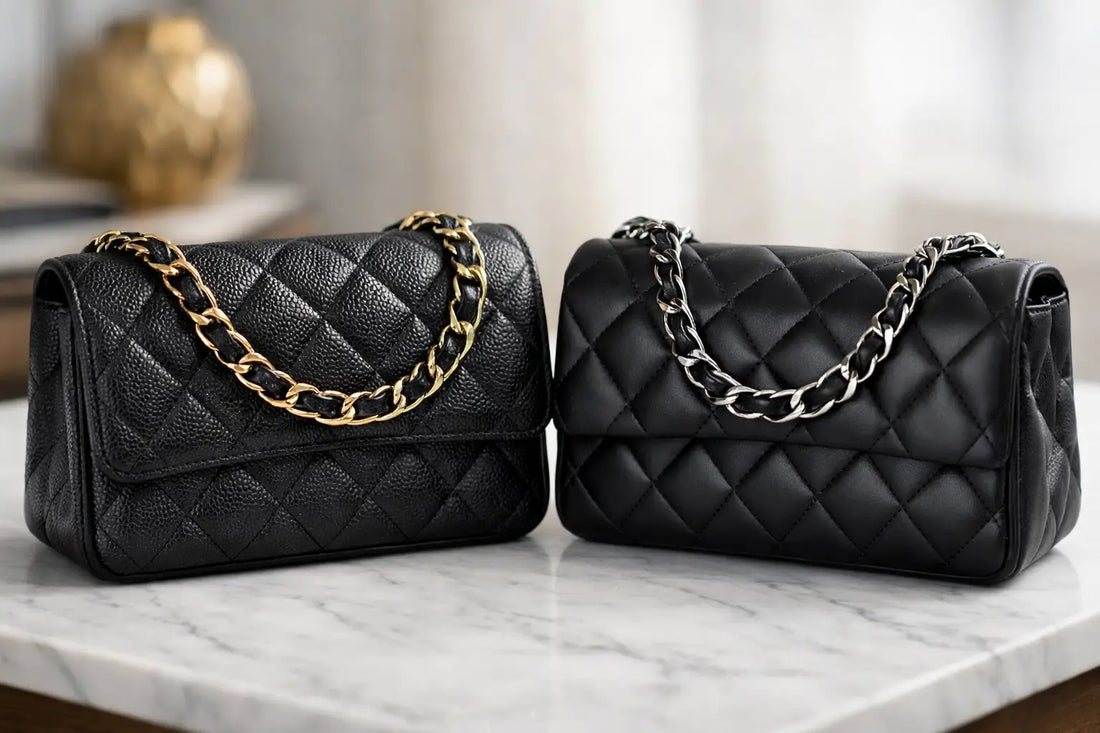 Caviar Leather Versus Lambskin Bags Compared
