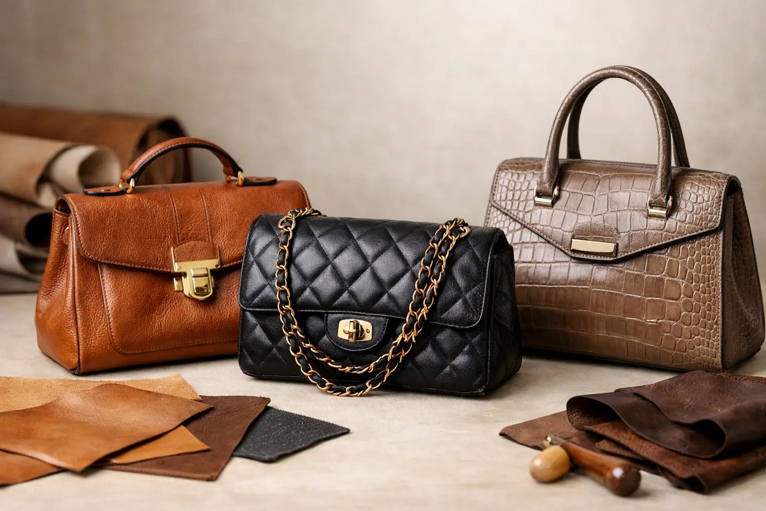 A Guide to Handbag Leather Types That Last