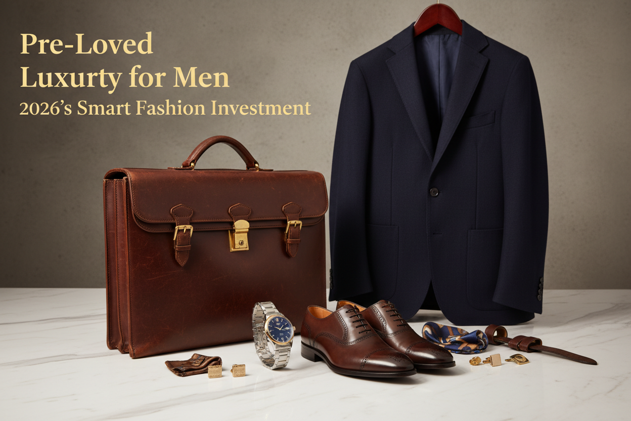 Pre-Loved Luxury for Men: 2026’s Smart Fashion Investment