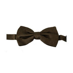 Dolce & Gabbana Brown Polka Dots Silk Adjustable Neck Papillon Men Bow Tie