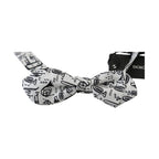 Dolce & Gabbana White Instruments Adjustable Neck Papillon Men Bow Tie
