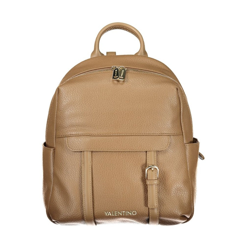 Valentino Brown Polyethylene Backpack
