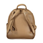Valentino Brown Polyethylene Backpack