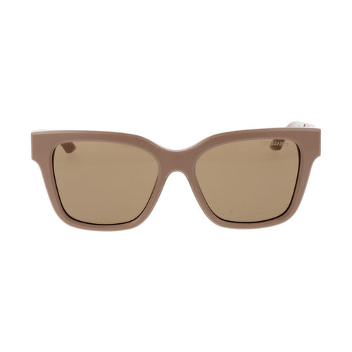 Trussardi Beige Acetate Sunglasses