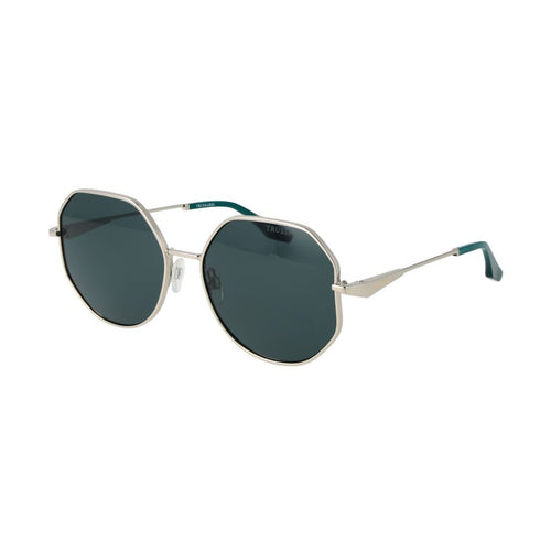 Trussardi Silver Metal Sunglasses